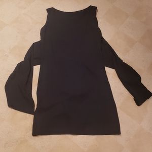 Charles Nolan New York Navy Silk Dress, Sz 12